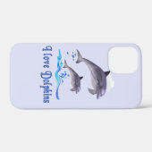イルカの恋愛 Case-Mate iPhoneケース (裏面 (横))