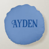 イルカの愛カスタマイズ ラウンドクッション (裏面)