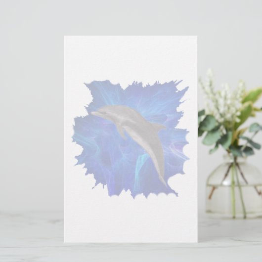 イルカの文房具 便箋 (スタンド正面)