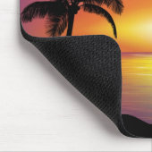 イルカの日没のマウスパッド マウスパッド (コーナー)