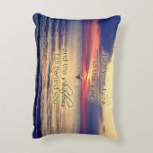 イルカの日没 アクセントクッション (裏面(縦))