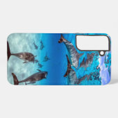イルカの楽しみ SAMSUNG GALAXYケース (裏面横)