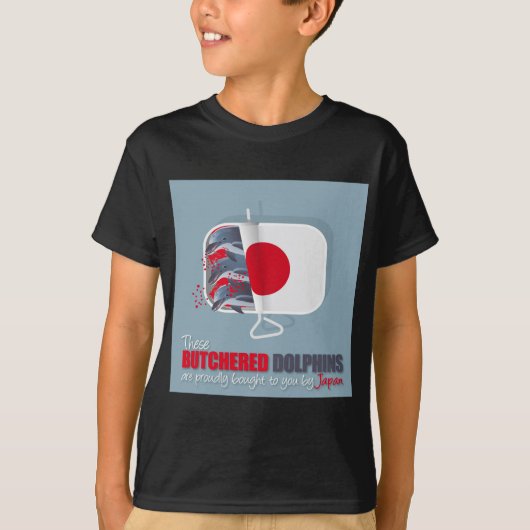 イルカの殺害 Tシャツ (正面)
