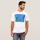 イルカの水中場面 Tシャツ (正面フル)