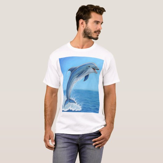 イルカの沈黙のダンス Tシャツ (正面フル)