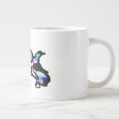 イルカの波が楽しい ジャンボコーヒーマグカップ (右)