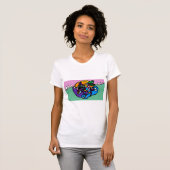 イルカの波 Tシャツ (正面フル)