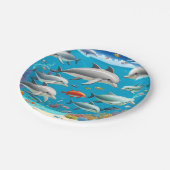 イルカの海漫画 ペーパープレート (アングル)