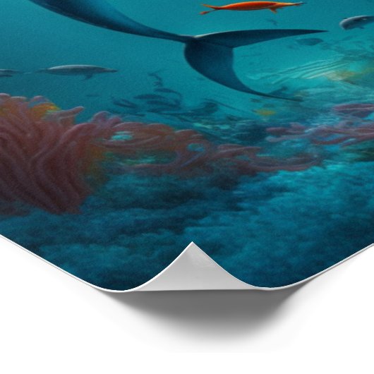 イルカの海 ポスター (角)