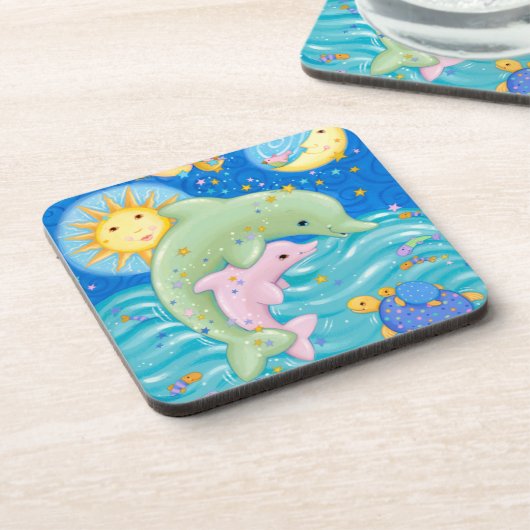 イルカの演劇 コースター (左側)