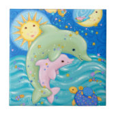 イルカの演劇 タイル (正面)