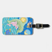 イルカの演劇 ラゲッジタグ (正面横)