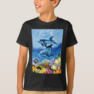イルカの熱帯魚 Tシャツ