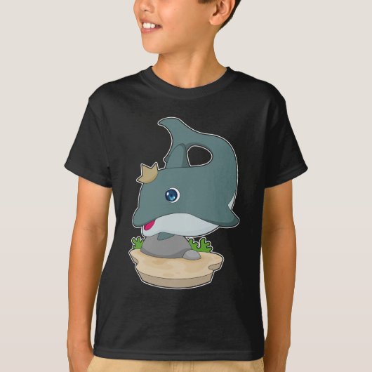 イルカの王冠 Tシャツ (正面)