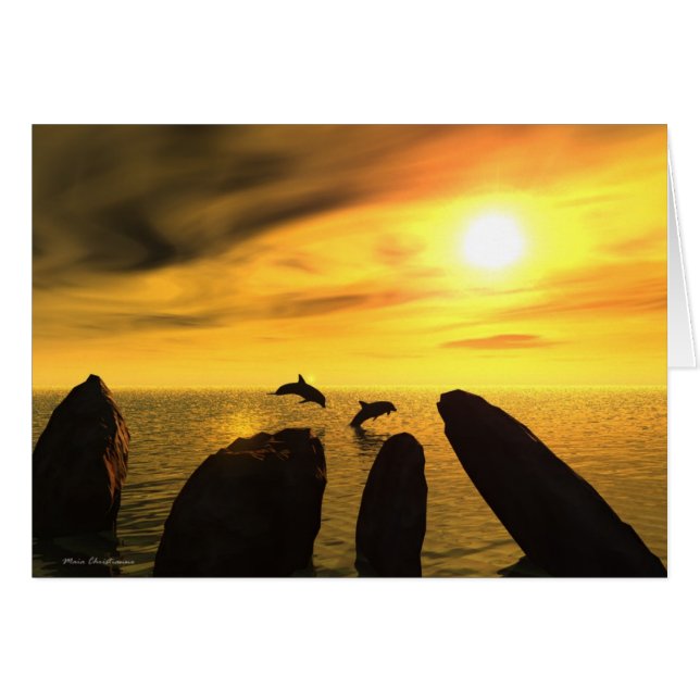 イルカの石 (正面横)