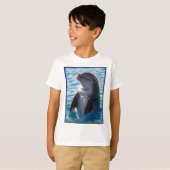 イルカの立場 Tシャツ (正面フル)