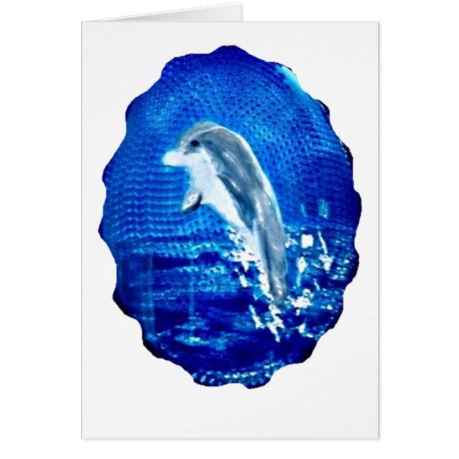 イルカの舞い上がる海獣 (正面)