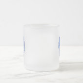 イルカの舞い上がる海獣 フロストグラスマグカップ (中央)