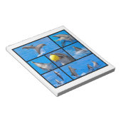 イルカの複数の写真 ノートパッド (アングル)