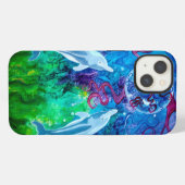 イルカの視線 iPhone 6/6s カバー (裏面横)
