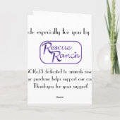 イルカの誕生日パーティー カード (裏面)