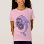 イルカの調和 Tシャツ (正面)