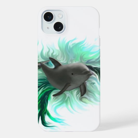 イルカの赤ちゃん iPhoneケース (裏面)