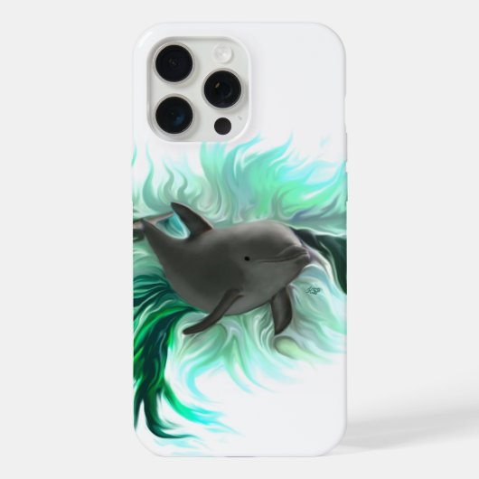 イルカの赤ちゃん iPhoneケース (裏面)