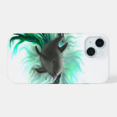 イルカの赤ちゃん iPhone 15ケース (裏面横)