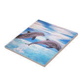 イルカの跳躍 タイル (側面)