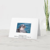 イルカの頭部 カード (裏面)