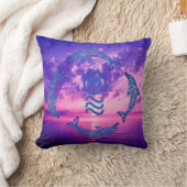 イルカの頻度 クッション (ブランケット)