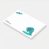 イルカの飛びパーソナライズされた跳ね ポストイット (アングル)
