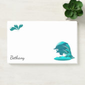 イルカの飛びパーソナライズされた跳ね ポストイット (オフィス)