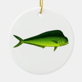 イルカの魚- Dorado - Mahi Mahi セラミックオーナメント