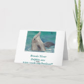 イルカのaceoのバースデー・カード カード (裏面)