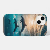 イルカのiPhone / iPadケース iPhoneケース (裏面横)