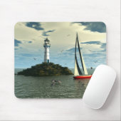 イルカのmousepadとの航海 マウスパッド (マウス)