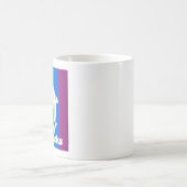 イルカはちょうど陽気な鮫です コーヒーマグカップ (中央)