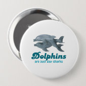 イルカはちょうど陽気な鮫です 缶バッジ (正面&裏面)