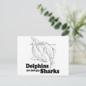 イルカはゲイサメ ポストカード (スタンド正面)