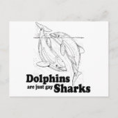 イルカはゲイサメ ポストカード (正面)