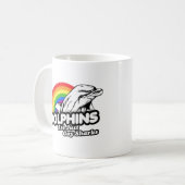 イルカは単なるゲイシャークです コーヒーマグカップ (正面左)