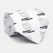 イルカは陽気な鮫です ネクタイ (ロール)