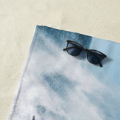 イルカは飛び出して海 ビーチタオル (インサイチュ)