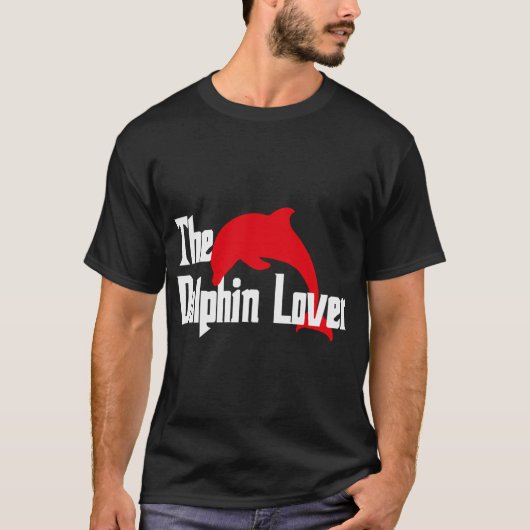 イルカを愛する人 Tシャツ (正面)