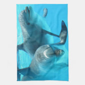 イルカを救って下さい キッチンタオル (縦)