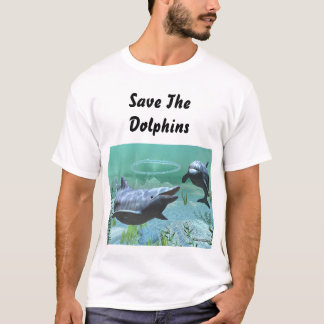 イルカを救って下さい Tシャツ