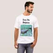 イルカを救って下さい Tシャツ (正面フル)