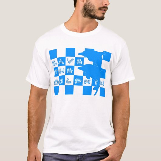 イルカを救って下さい Tシャツ (正面)